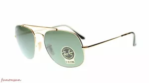 Gafas de sol Ray Ban Man RB3561 001 oro verde lente auténticas 57 mm - Imagen 1 de 6