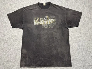 Vintage Volcom Shirt Mens Large Black Gray Wash Skater Surfer Grunge Y2K - Picture 1 of 9