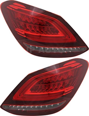 For 2019-2021 Mercedes-Benz C300 C43 Amg C63 Amg Taillight Pair - Image 1 of 4