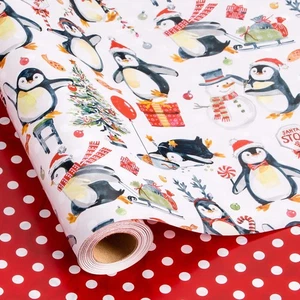 Wende Weihnachten Geschenkpapier Rolle - Mini Rolle - 17 Zoll x 33 Fuß (46,5 qm... - Bild 1 von 6