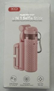 Xo Mobile Zubehör, DCO, 4 in 1 Selfie Stick, XO-SS29, pink - Bild 1 von 5
