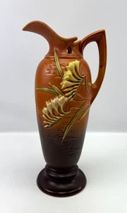 VTG Roseville Pottery 1945 Freesia 21-15" Ewer Vase Pitcher Excellent Condition - Picture 1 of 11