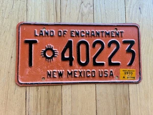 1970 New Mexico Trailer License Plate - Picture 1 of 4