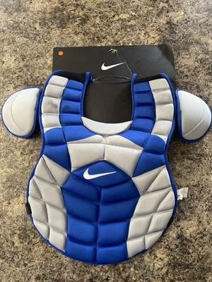 耐克 Diamond Elite 棒球护胸 17 英寸蓝色/灰色 — 第 1/3 张图片