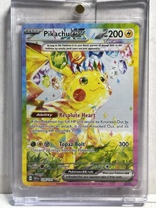 Pikachu EX Sir Surging Sparks #238/191 Pokemon TCG Near Mint PACK FRESH NM Card! - Picture 1 of 5