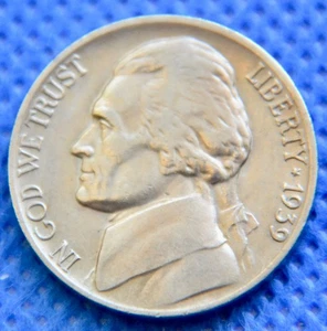 1939-D Jefferson Nickel - Data chiave - XF+ #N1244 - Foto 1 di 3