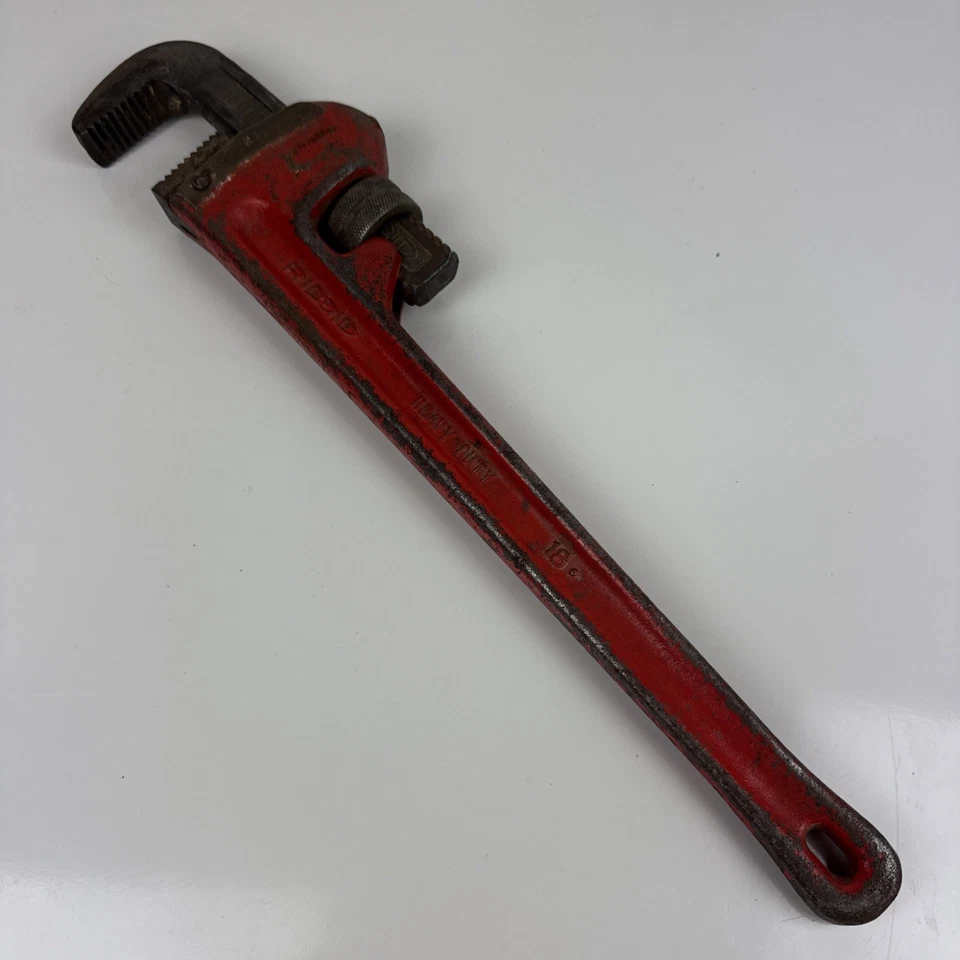 Used Ridgid Heavy Duty 18” Pipe Wrench Adjustable To 2 1/2” - Image 1 of 4