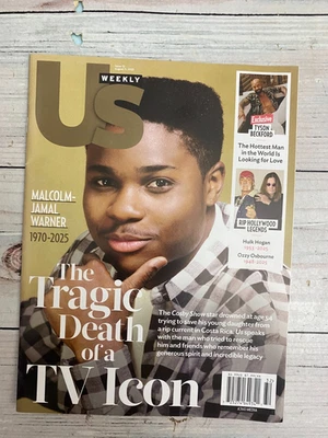 US Weekly Issue 32 August 11, 2025 Magazine Malcolm-Jamal Warner - Hulk Hogan - Image 1 of 2