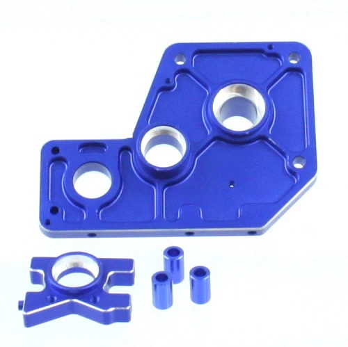 Redcat Racing 054004B Aluminum Diff Mount Set for V2 Rampage X-series (BLUE) - Image 1 of 1