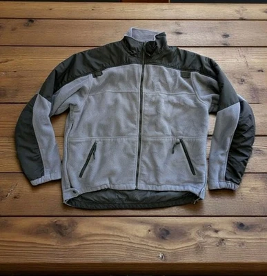 5.11 Tactical Series Men's Size Large Gray/Black RN 109614 Fleece Jacket  - Image 1 of 4