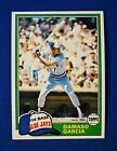 1981 Topps #488 Damaso Garcia Blue Jays Nm-Mt Or Better Rookie 2 Time As 82 Ss