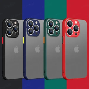 Étui Coque Pour iPhone 16 15 Pro Max 14 13 12 Antichoc Hybride Clear Case Cover - Imagen 1 de 21