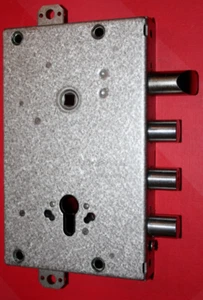 Cisa 56515.58 serratura porta blindata a cilin europeo 3 pistoni e scrocco +20mm - Foto 1 di 1