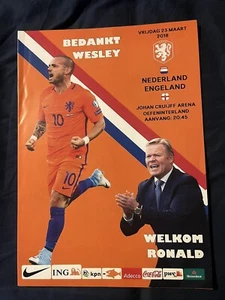 * 2018 - HOLLAND v ENGLAND * - Picture 1 of 1