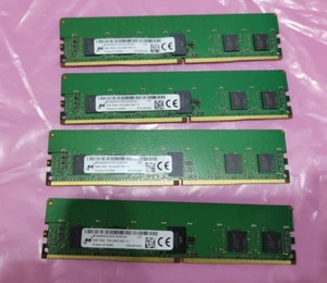 Lot of 4 Micron MTA9ASF51272PZ-2G3B1QG 4GB 1Rx8 PC4-2400T Registered ECC RAM - Picture 1 of 3