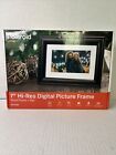 Polaroid 7" Digital Picture Frame - Wood Frame + Mat (PDF-750W)