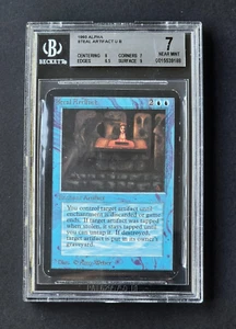 1993 MAGIC THE GATHERING MTG - ALPHA - STEAL ARTIFACT BGS 7 NM Blue Uncommon 🔥 - Picture 1 of 2