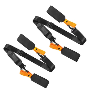 Ski Pole Carrying Strap Nylon Adjustable Ski Pole Shoulder Strap Skiboard Fixed  - Picture 1 of 14