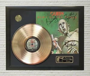 Queen Framed LP Record Reproduction Signature Display  "M4" - Picture 1 of 4
