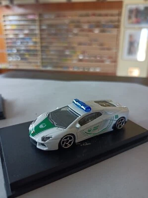 Majorette Lamborghini Aventador Dubai polizia Bianco 1:64 3" - Immagine 1 di 2