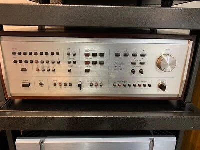 ACCUPHASE C-240 Stereo Control Center Preamplifier USED JAPAN kensonic wood case - Image 1 of 4