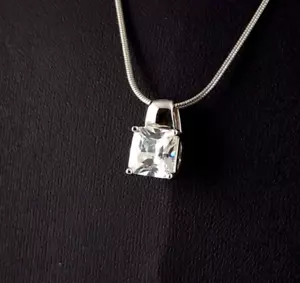 Anhänger Silber 925 Zirkonia - attraktiv modern & funkelnd - Bild 1 von 11