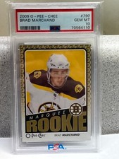 2009-10 O-Pee-Chee Marquee Rookies Brad Marchand #790 PSA 10 GEM MT RC
