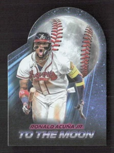 2024 Topps Big League Baseball TM-2 Ronald Acuña Jr. To the Moon Diecut - Imagen 1 de 2