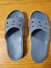 crocs slide sandals Gray woman’s 7 men's 5