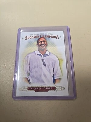 Tarjeta Michael Jordan Goodwin Champions 2018. Foto 1 de 2