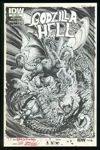Godzilla in Hell 4 Retailer Incentive Variant Comic King of the Monsters Gojira - Picture 1 of 2