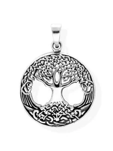Amulett Kettenanhänger keltisch Lebensbaum aus 925 Silber 37006 - Picture 1 of 4