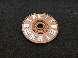 Wood Cuckoo Clock Dial 2 3/8" Made in Germany - Picture 1 of 3