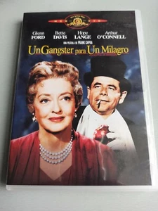 UN GANSTER PARA UN MILAGRO DVD. Glenn Ford - Bette Davis Comedia. Envío Rápido! - Imagen 1 de 3