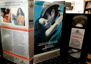 vhs Bruno Barretto's GABRIELA 1983 SONIA BRAGA HTF Rare MGM/UA BIG BOX GateFold - Picture 1 of 2