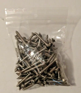 Sheet Metal Screws Oval Head Phillips Drive #10 x 1-1/4" Stainless Steel Qty 100 - Picture 1 of 3