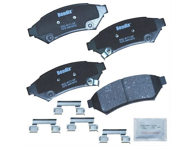 Juego de pastillas de freno delanteras Bendix para Pontiac Grand Prix 2005-2008 3,8 L V6 97KBRR Foto 1 de 1