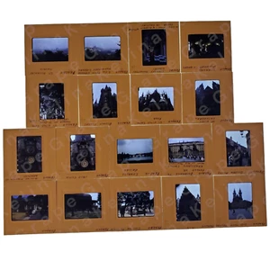 18/Lot 1960s Prague 35mm Film Slide Sightseeing Library Church Monuments City - Picture 1 of 7