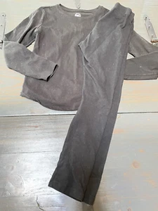 Wonder Nation Girls Black LS Top & Leggings Pants Set Size L 10-12 Cat Costume - Picture 1 of 4
