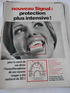 PUBLICITE 1967 Nouveau Signal protection plus intensive - Picture 1 of 1