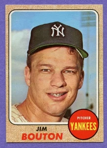 1968 Topps Jim Bouton #562 Yankees High Number High Grade NM. - Picture 1 of 2