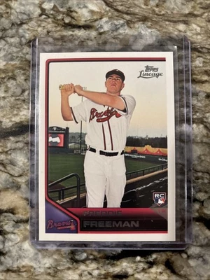 Topps Lineage Freddie Freeman Rookie RC #146 2011 Atlanta Braves Foto 1 de 2