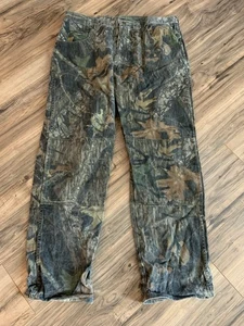 Vintage Wrangler Camo Double Knee Jeans 40x32 Mossy Oak Cotton - Picture 1 of 10