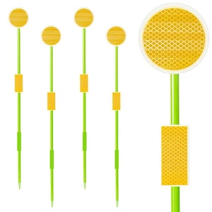 Driveway Markers Reflectors,Reflective Driveway Markers for Snow Plowing, 51I... - Picture 1 of 7