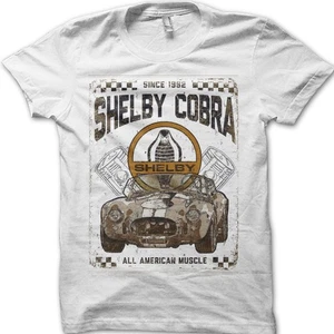 Shelby Cobra All American Muscle Classic Motorsport Vintage Car T-Shirt 06201 - Picture 1 of 5