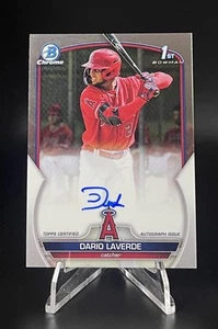 Autógrafos Bowman Chrome #CPA-DL 2023 - Dario Laverde Prospect - Imagen 1 de 2