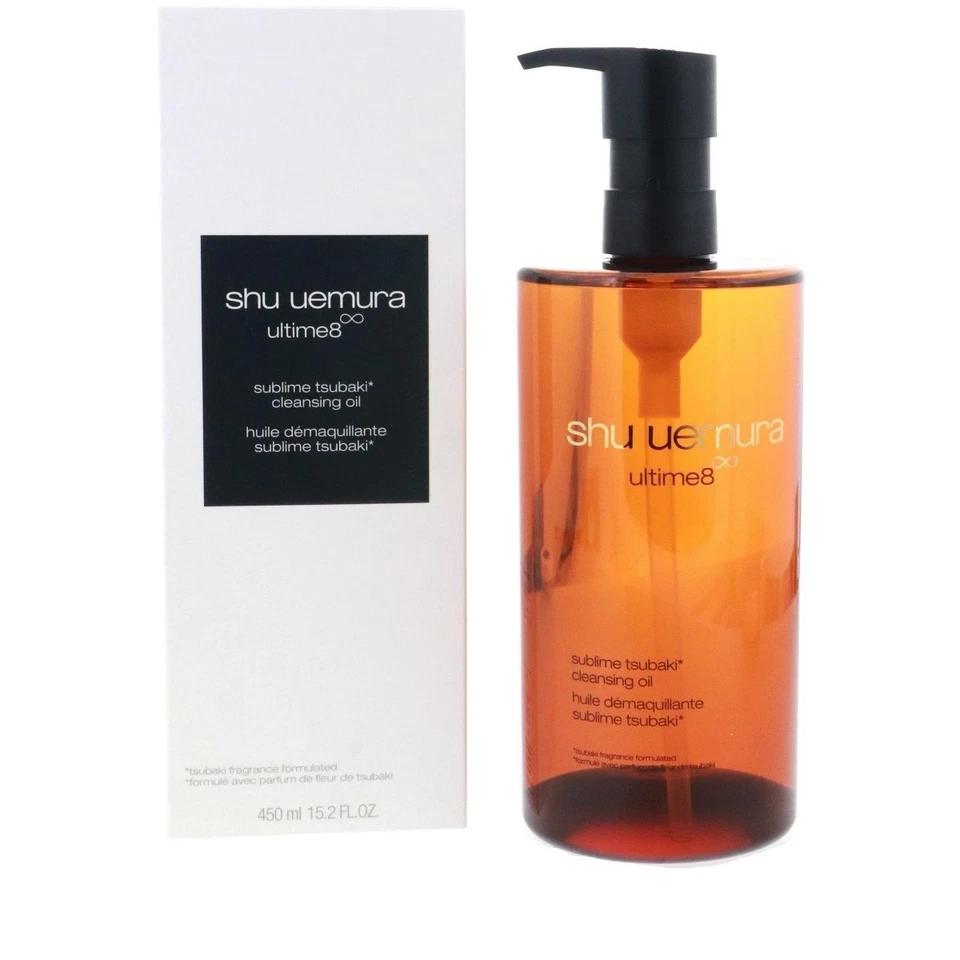 Aceite limpiador Shu Uemura Ultime8 Sublime Tsubaki 15,2 oz (450 ml) Foto 1 de 2