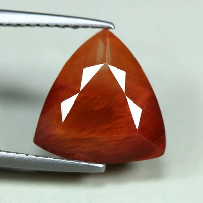 4.42 Cts_Ravishing Best Color_100 % Natural Unheated Red Andesine_Sunstone - Image 1 of 3