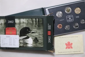 🧭 🇨🇦 CANADA SPECIMEN MINT SET 2002 BOX + COA B88 CXROX - Picture 1 of 15