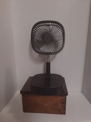 Ventilador Oscilante Portátil con Control Remoto Plegable, Extensible, Recarga USB Foto 1 de 4
